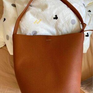 Brown NS Leather Chic Weekend Tote